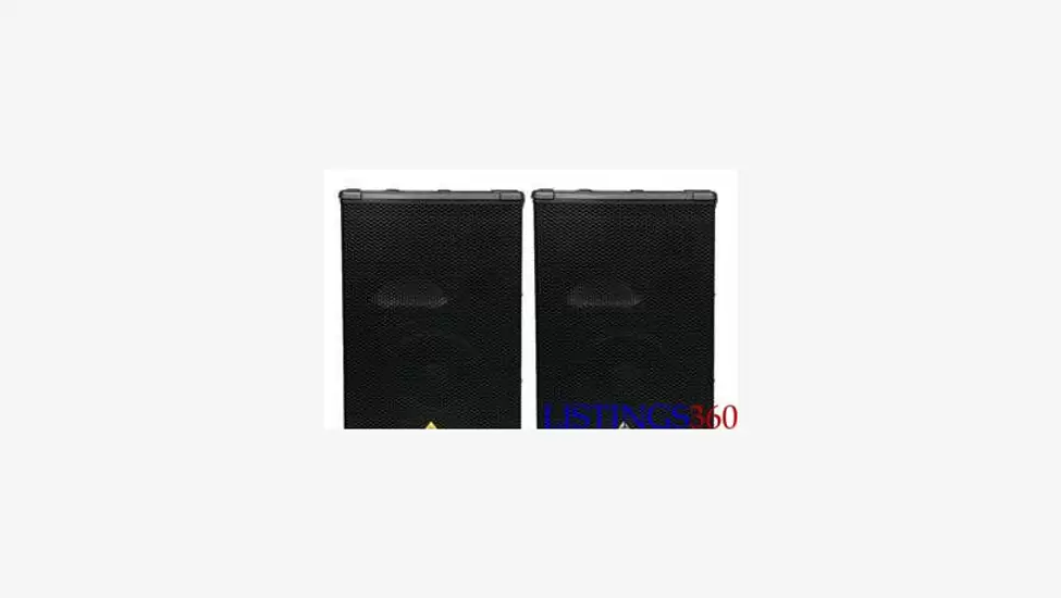 360,000 MK Behringer Eurolive Pro B1220 Passive Pa Speakers - Pair